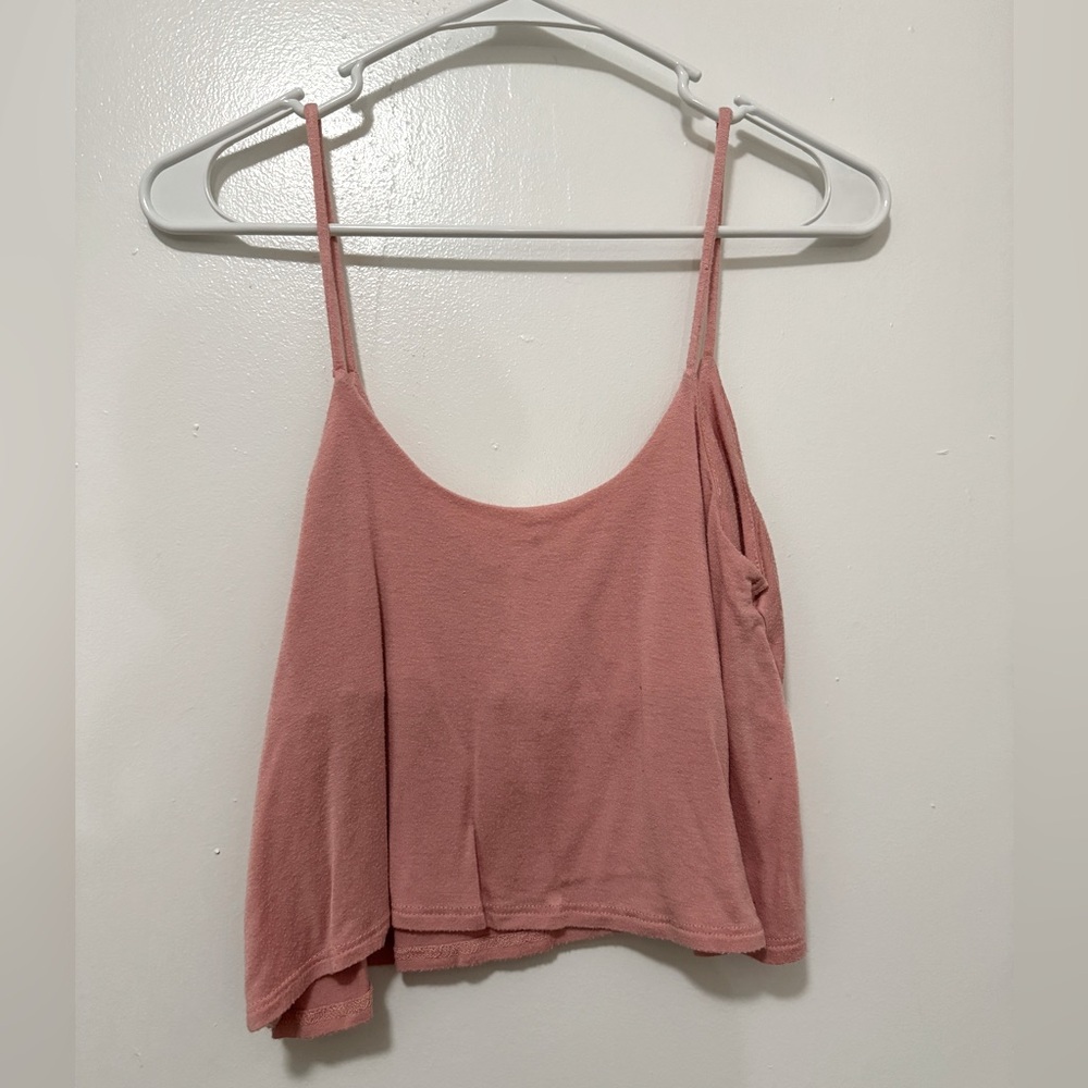 Women's - Nollie Peach Flowy Crop Tank - XS